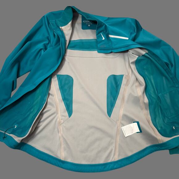 Nike Storm Fit Jacket Full Zip Training Women's Teal Size S GUC 381013-450 - Picture 5 of 10